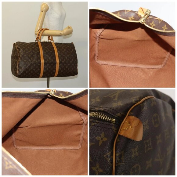LOUIS VUITTON Monogram Keepall 55 Boston Bag - Picture 15 of 15